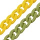 Ακρυλική Αλυσίδα Κρίκος Οβάλ Ταυτότητα 16x22mm (~81τμχ)