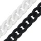 Acrylic Chain Link Oval Ring 16x22mm (~81pcs)