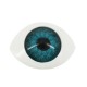 Acrylic Evil Eye 11x14mm