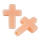 Acrylic Bead Cross 12x16mm Ø2mm