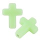 Acrylic Bead Cross 12x16mm Ø2mm