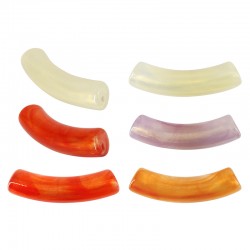 Acrylic Curved Tube 28x8mm Ø2mm