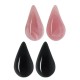 Acrylic Earring Teardrop 17x30mm
