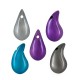 Pendentif en Acrylique en Forme de Goutte 18 x 31 mm