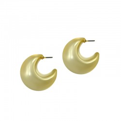 Orecchino a Cerchio in Acrilico 16.5X22.2 mm
