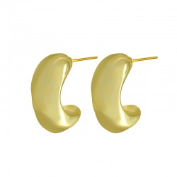 Orecchini a Cerchio in Acrilico 12X24 mm