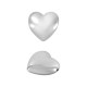 Acrylic Sliding Heart Pendant 23x22mm Ø~2.3mm
