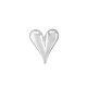 Acrylic Earring Heart 20x25mm