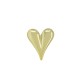Acrylic Earring Heart 20x25mm