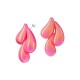 Acrylic Earring Drops 15x27mm