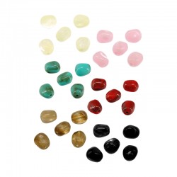 Perle Acrylique Irrégulière 10 x 12 mm Ø 1.7 mm