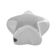 Acrylic Slider Star 19x18mm/11mm Ø1.8mm