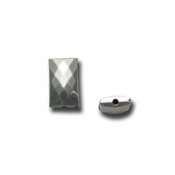 Perle Rectangulaire à Facettes CCB 13 x 8 mm Ø 1.5 mm