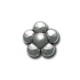 Passante Fiore Sfaccettato in Argentone CCB 20x20mm