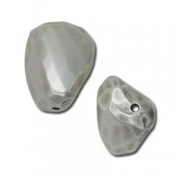 Passante Irregolare Sfaccettato in Argentone CCB 25x22mm