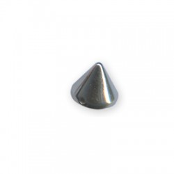 Borchia Passante in Argentone CCB 10mm