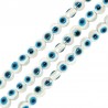 Blanc/ Bleu clair/ Noir