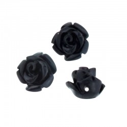 Synthetic Coral Bead Rose 10mm