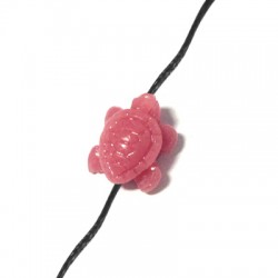Sec Coral Turtle 10x8mm Ø1.5mm