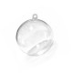 Polyester Decorative Openable Ball 60mm (2pcs/Set)