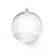 Boule Déco Ouvrable en Polyester 80mm (2pcs/Set)
