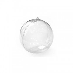 Polyester Decorative Ball Openable 40mm (2pcs/Set)