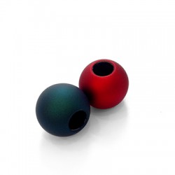 Perla Acrilica Effetto Gomma 25 mm Ø9 mm