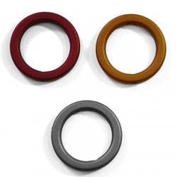 Acrylic Rubber Effect Ring 30mm Ø2mm