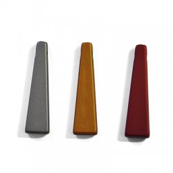 Entrepieza de Acrílico Bara Efecto Goma 12x45mm (Ø 2mm)