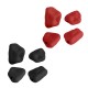 Acrylic Bead Irregular with Rubber Effect 15x19mm Ø2.2mm
