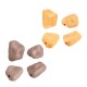 Acrylic Bead Irregular with Rubber Effect 15x19mm Ø2.2mm