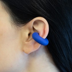 Boucle D'Oreille en Acrylique Effet Caoutchouc 29 Mm/10 mm