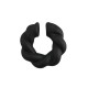 Orecchino a Cerchio Acrilico Effetto Gomma 29 Mm/10 mm