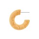 Acrylic Earring Hoop with Rubber Effect 30x27mm