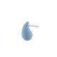 Acrylic Earring Teardrop with Rubber Effect 9x16mm
