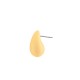Boucle D'Oreille en Acrylique en Forme de Goutte avec Effet Caoutchouc 9 x 16 mm