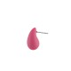 Boucle D'Oreille en Acrylique en Forme de Goutte avec Effet Caoutchouc 9 x 16 mm