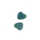 Acrylic Bead Heart with Rubber Effect 16mm Ø~2.2mm