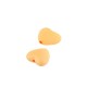 Acrylic Bead Heart with Rubber Effect 16mm Ø~2.2mm