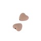 Acrylic Bead Heart with Rubber Effect 16mm Ø~2.2mm