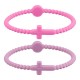 Bracciale Rigido in Gomma con Croce 175/4 mm (5 Pezzi/Set)