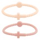 Bracciale Rigido in Gomma con Croce 195/4 mm (5 Pezzi/Set)