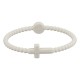 Bracelet Rigide en Caoutchouc avec Croix 195/4 mm (5 Pièces/Lot)