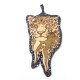 Wooden Pendant Panther with Strass 40x70mm
