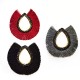 Pendentif Multi-Pompons avec Strass 80 x 76 mm Ø 1.4 mm