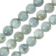 Perla Acquamarina Rotonda 12 mm Ø~1.2 mm (~33 pz)