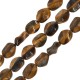 Tiger Eye Bead Oval Irregular 15x20mm Ø1.6mm (20pcs)