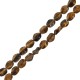 Perla Occhio di Tigre Ovale Irregolare 15X20 mm Ø1.6 mm (20 Pezzi)