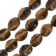 Perle Œil-De-Tigre Ovale Irrégulière 15 x 20 mm Ø 1.6 mm (20 Pièces)