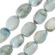 Perla Irregolare Acquamarina ~17X22 mm Ø~1.8 mm (~19 Pezzi)